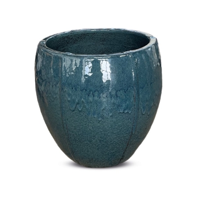  Kültéri kerámia virágkaspó DRACENA/DARK BLUE 55*55 CM