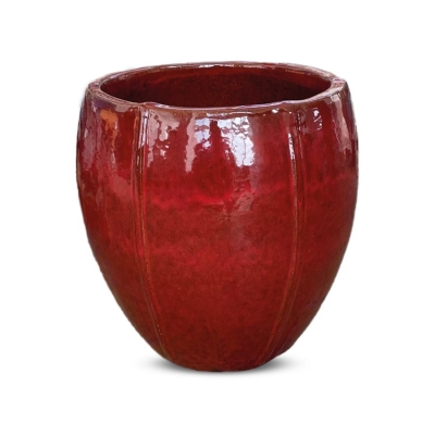  Kültéri kerámia virágkaspó DRACENA/RED BLACK 55*55 CM