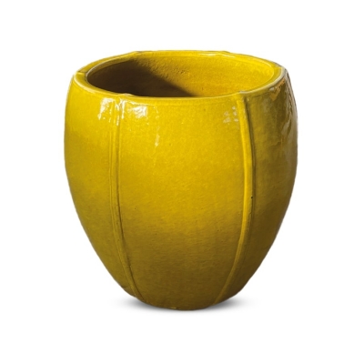  Kültéri kerámia virágkaspó DRACENA/YELLOW 55*55 CM
