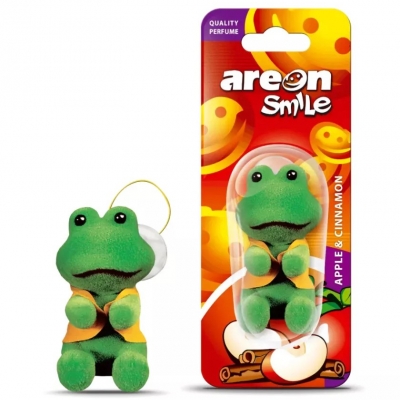 AREON Smile Toy illatosító Apple&Cinnamon - béka