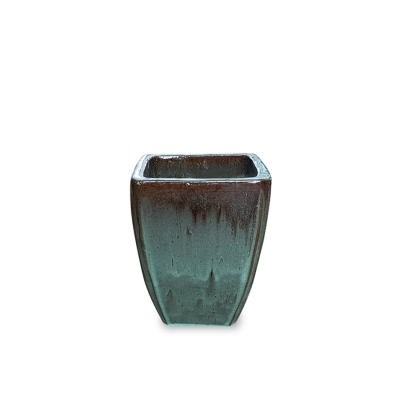 Kültéri kerámia virágkaspó AZALEA/RAIN GREEN 26*36,5 CM