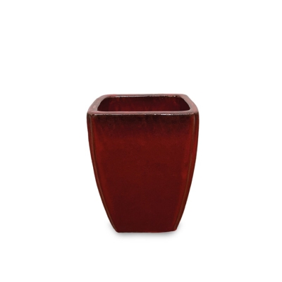 Kültéri kerámia virágkaspó AZALEA/RED BLACK 34*46 CM