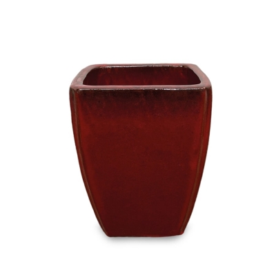 Kültéri kerámia virágkaspó AZALEA/RED BLACK 44,5*60 CM