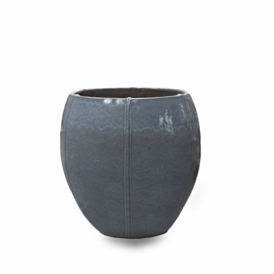 Kültéri kerámia virágkaspó DRACENA/BLUE GRAY 40*40 CM