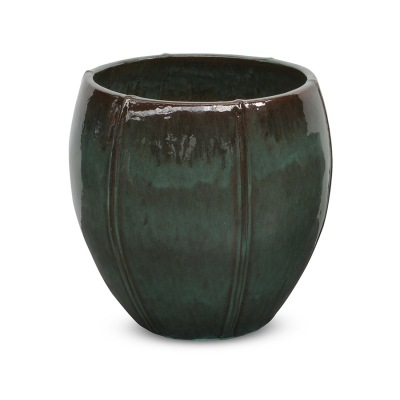Kültéri kerámia virágkaspó DRACENA/RAIN GREEN 55*55 CM