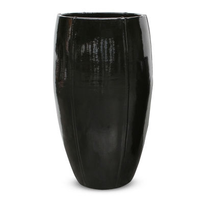 Kültéri kerámia virágkaspó HORTENZIA/BLACK 57*100 cm