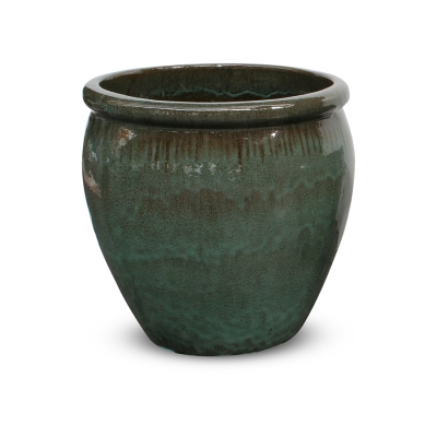 Kültéri kerámia virágkaspó PALMA/RAIN GREEN 65*65 cm