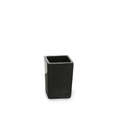 Kültéri kerámia virágkaspó YUCCA BLACK 21*30,5 cm