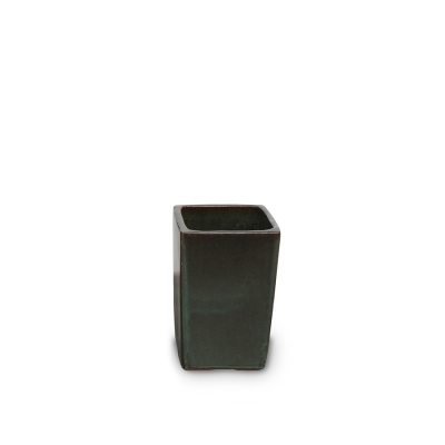 Kültéri kerámia virágkaspó YUCCA/RAIN GREEN 21*30,5 cm