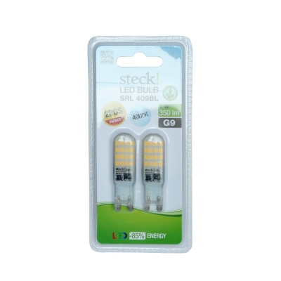 LED fényforrás, 4W, G9, 4000K, 2 db/BL