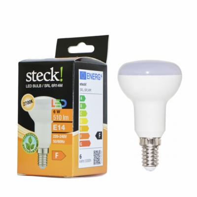 LED fényforrás, 6W, R50, E14 meleg fehér 